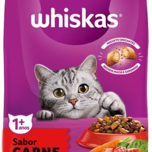 whiskas Ração Whiskas Carne Para Gatos Adultos 10 1 Kg