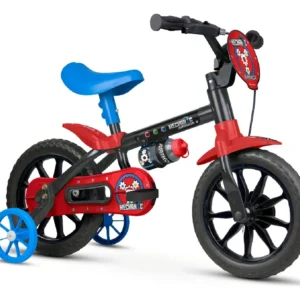Bicicleta Mechanic Aro 12 - Nathor Cor Preto/Vermelho Tamanho do quadro Aço