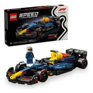Carro De Corrida com Piloto RB20 Oracle Red Bull Racing Formula 1 77243 Lego