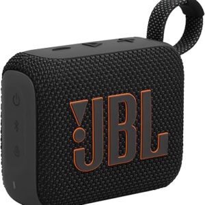 JBL, Caixa de Som, Go 4, Bluetooth, Portátil, Auracast, À Prova D'água e Poeira - Preta