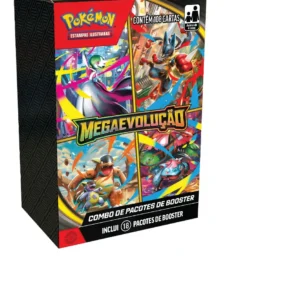 Combo De Booster Mega Evolução Pokémon Tcg Mini Booster Box Mega Evolução Português