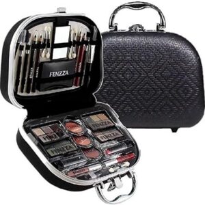 Maleta De Maquiagem Profissional FL60001 Preto, Fenzza