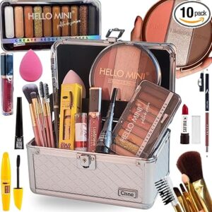 Maleta De Maquiagem Completa Profissional Para Uso Diário