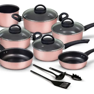 Conjunto Panelas Antiaderente 10 Peças Teflon Várias Cores