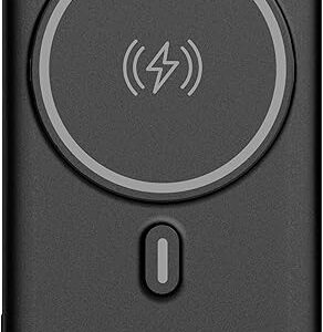 Geonav Power Bank, Carregador Portátil Universal por Indução 10.000mAh, Carregamento rápido*, Suporte Dobrável, Compatível com MagSafe®, PB10MAGBK, Preto