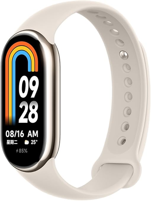 xiaomi mi band 8 versão global (ouro)