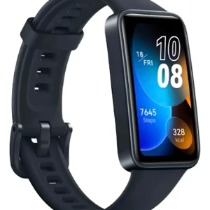 Smartwatch Huawei Band 8 Caixa Preto Pulseira Preto Bisel Preto Desenho Da Pulseira Milanese