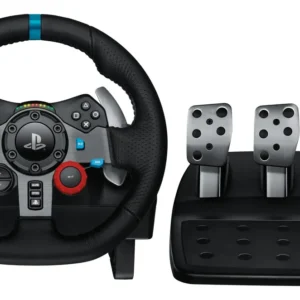Volante e Pedais Logitech G29 Driving Force com Force Feedback para PS5, PS4, PS3 e PC