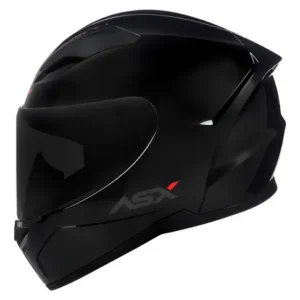 Capacete Moto Fechado ASX City Solid Preto Fosco tamanho 62 XL