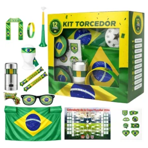Kit De Torcida Para A Copa Do Mundo De 2026 Brasil 12 Itens