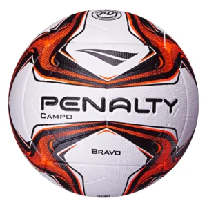 Bola De Futebol Branco E Laranja De Campo Bravo Xxiv Penalty