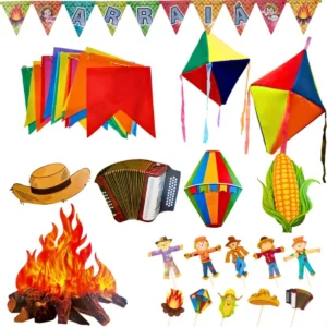Super Kit Decoração Completa Festa Junina São João Arraial