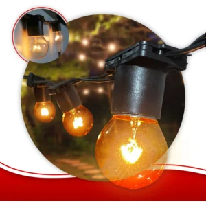 Varal De Luzes 20 Metros Festao Com Lampadas Ja Inclusas