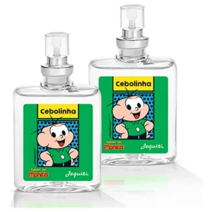 Kit 2x Perfumes Colônia Miniatura Cebolinha Turma Da Mônica Jequiti 25ml