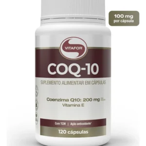 suplemento alimentar Coenzima Q10 200mg Por Porção 120 Cápsulas Vitafor